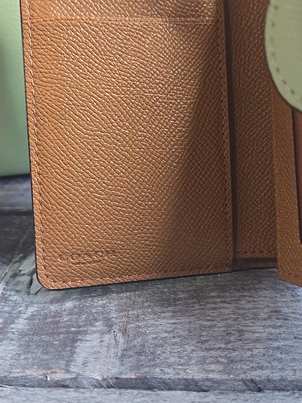 Coach Mollie Tote 25 with Matching Wallet Pale Pistachio Set Crossbody Strap - Picture 14 of 16